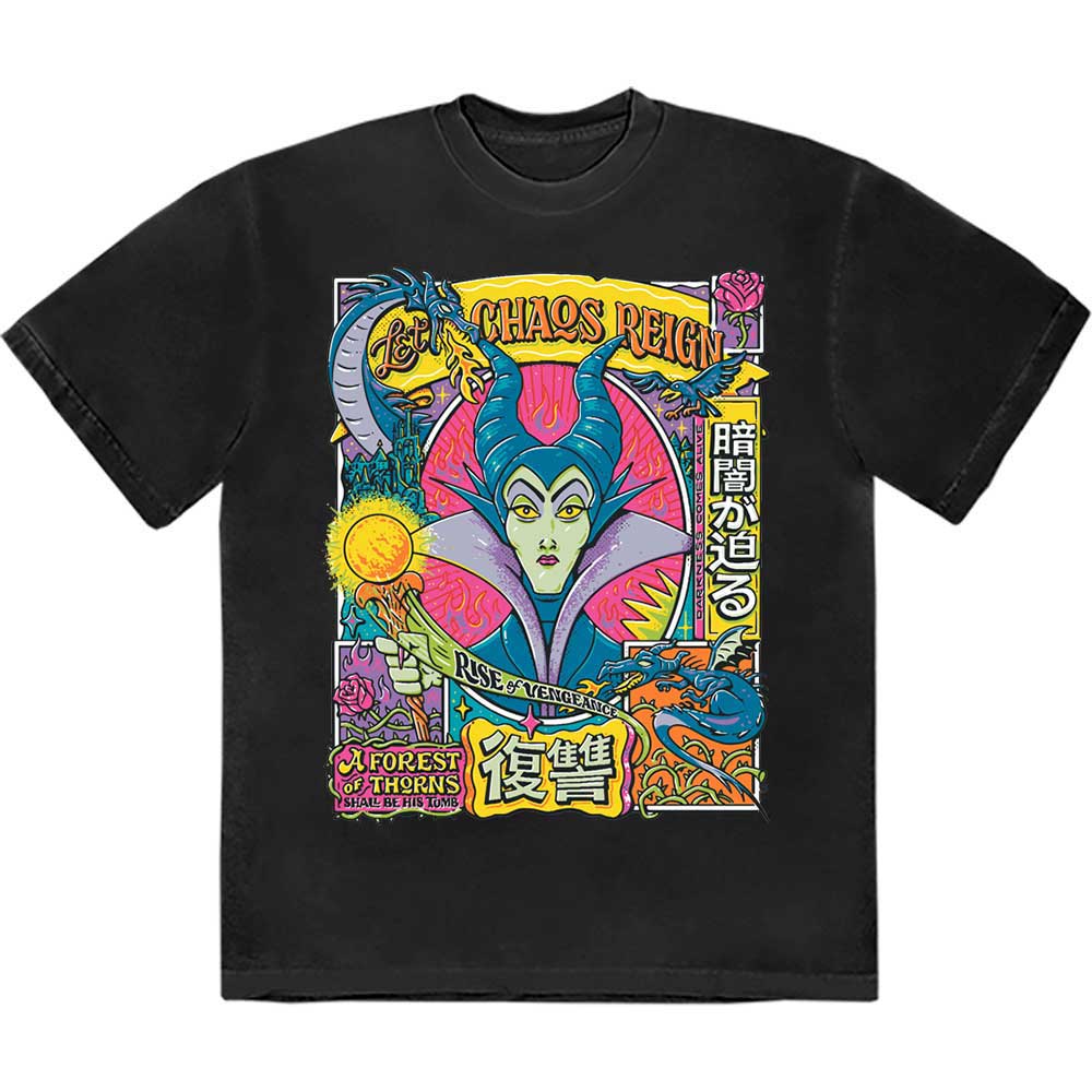 Disney Sleeping Beauty Let Chaos Reign [T-Shirt] - Rock Band Apparel