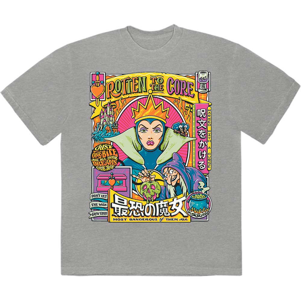 Disney Snow White Evil Queen Rotten To The Core [T-Shirt] Grey