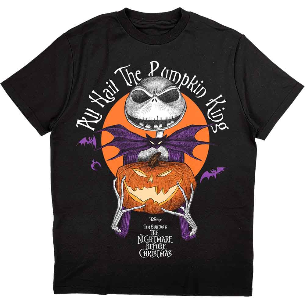 Disney The Nightmare Before Christmas All Hail the Pumpkin King [T-Shirt] - Rock Band Apparel