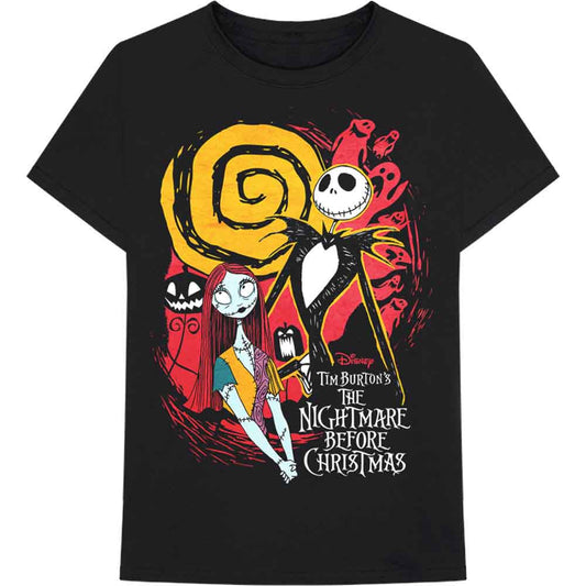 Disney The Nightmare Before Christmas Ghosts [T-Shirt] Black