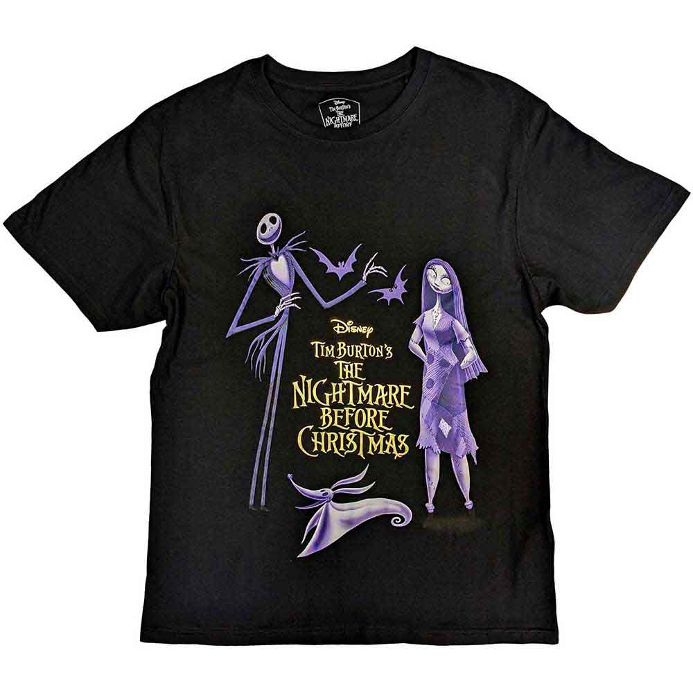Disney The Nightmare Before Christmas Purple Characters [T-Shirt] - Rock Band Apparel
