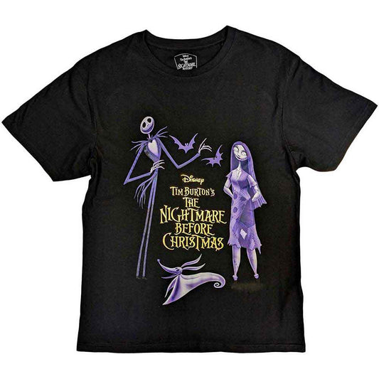 Disney The Nightmare Before Christmas Purple Characters [T-Shirt] - Rock Band Apparel