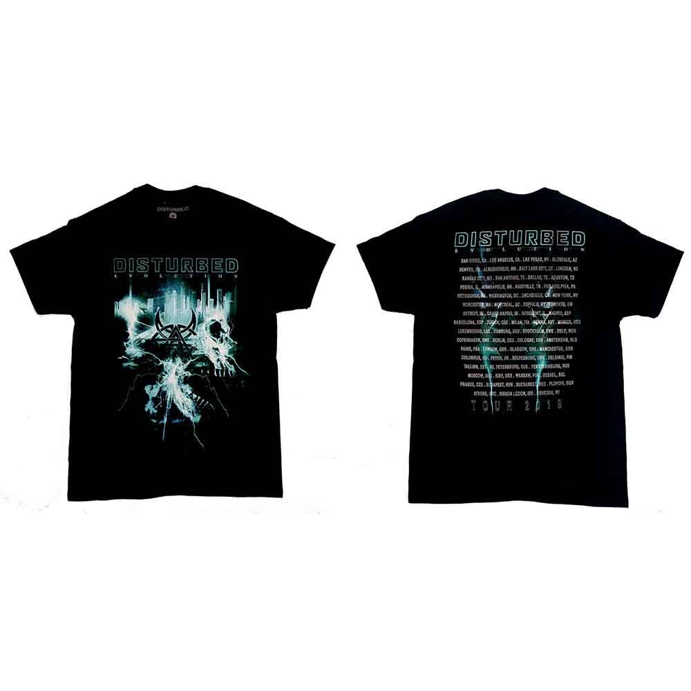 Disturbed Apocalypse Date back [T-Shirt] Black