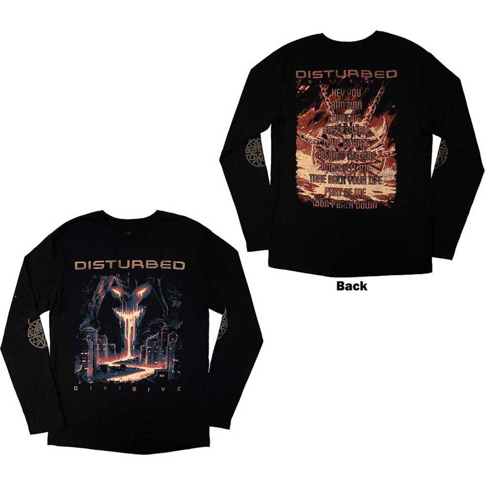 Disturbed European Tour '23 Divisive [T-Shirt] Black