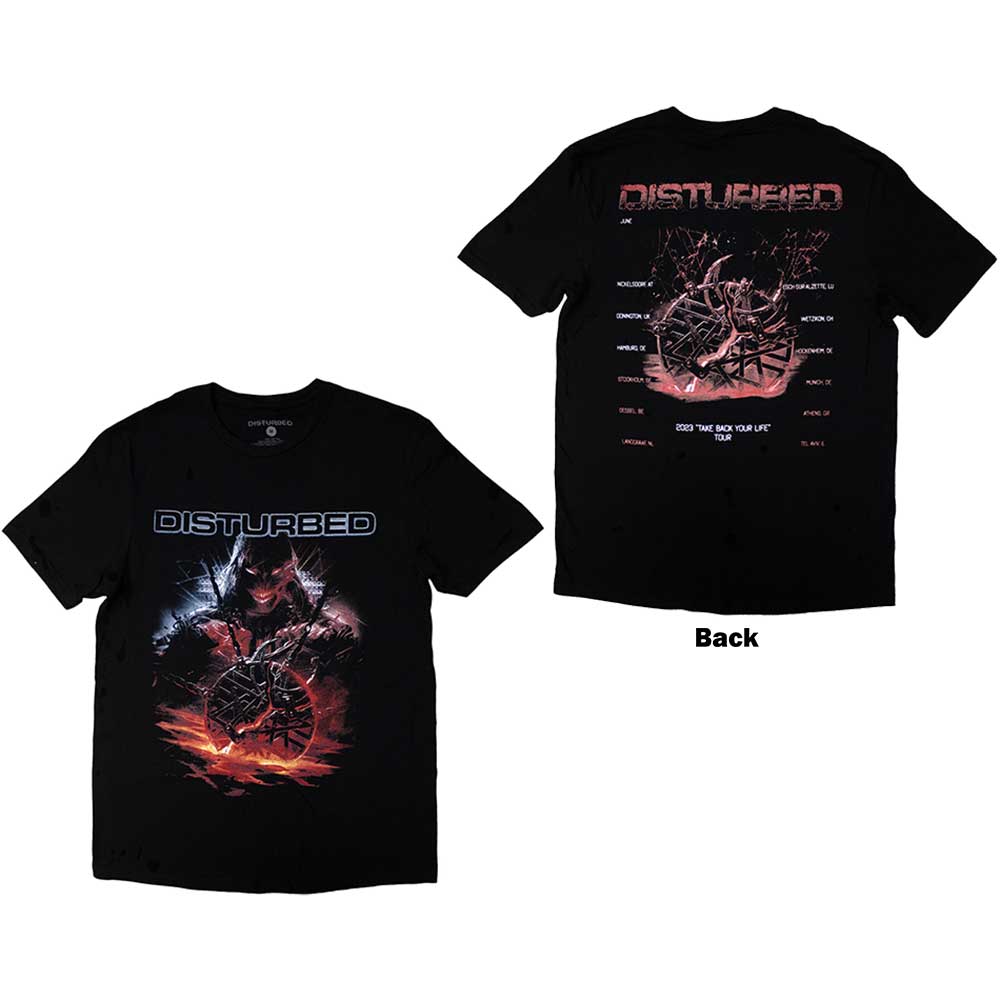 Disturbed European Tour '23 Medallion [] Black