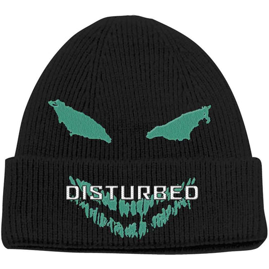 Disturbed Green Face [Hat] Black