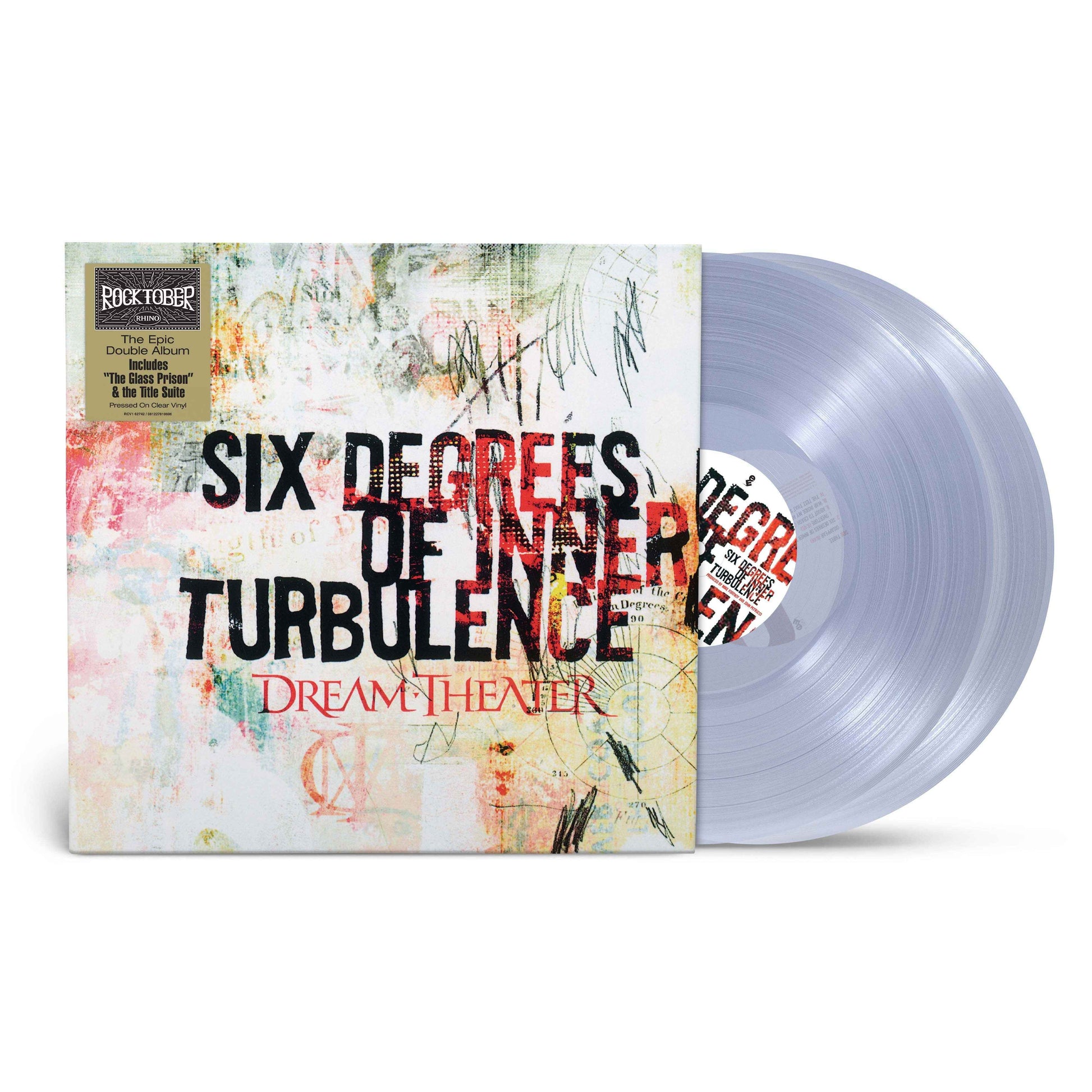 Dream Theater - Six Degrees of Inner Turbulence (RKTBR25) (2LP Clear Vinyl) [Vinyl]