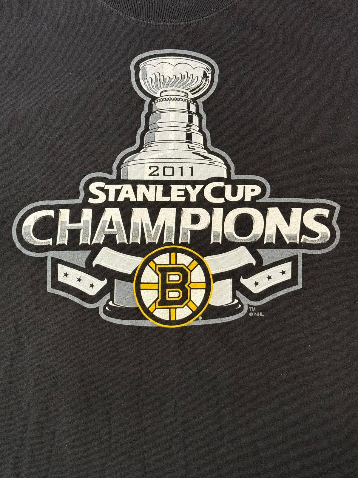NHL Boston Bruins T-shirt - Stanley Cup Champs 2011 Tee XL