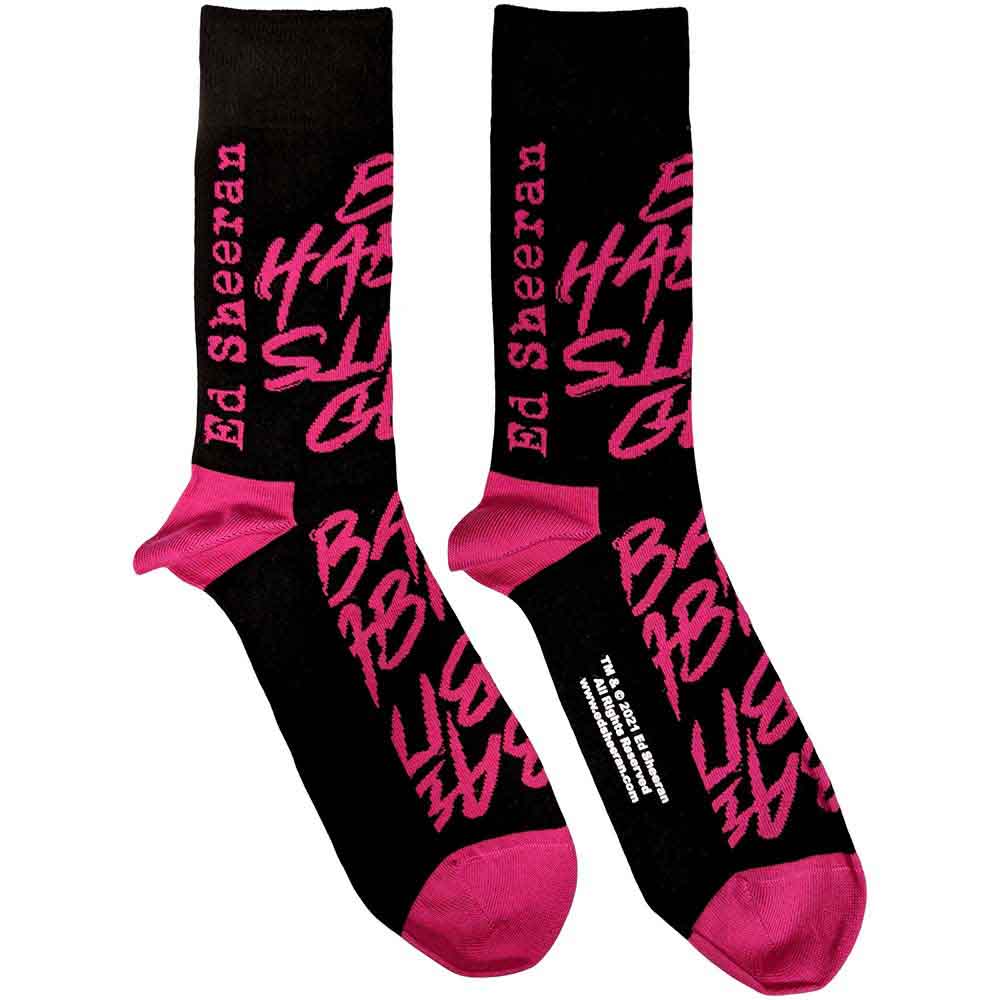 Ed Sheeran Bad Habits [Socks] - Rock Band Apparel