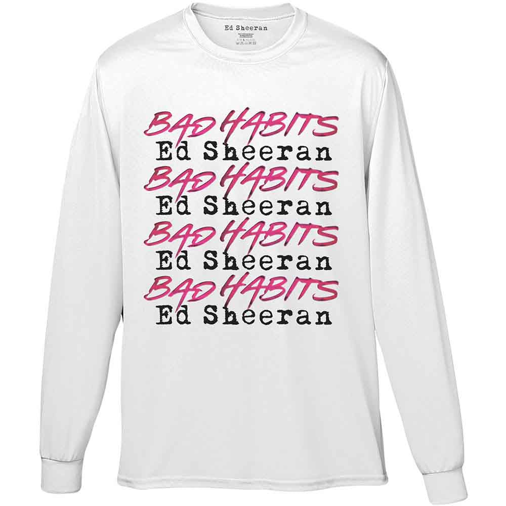 Ed Sheeran Bad Habits Stack [] White