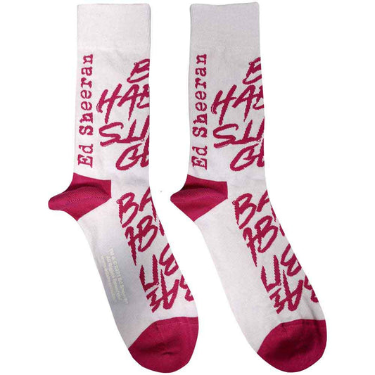 Ed Sheeran Bad Habits [Socks] - Rock Band Apparel