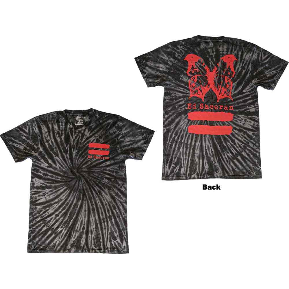 Ed Sheeran Red Equals Butterfly [T-Shirt] - Rock Band Apparel