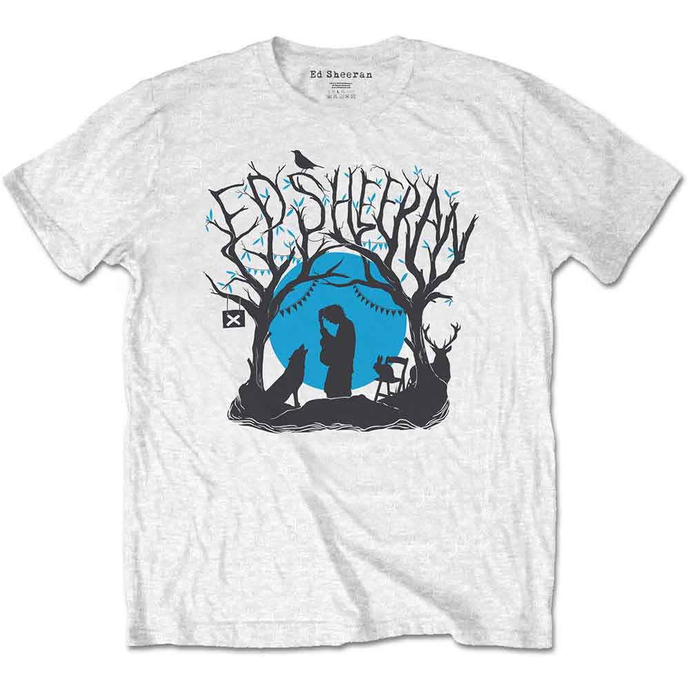 Ed Sheeran Woodland Gig [T-Shirt] White