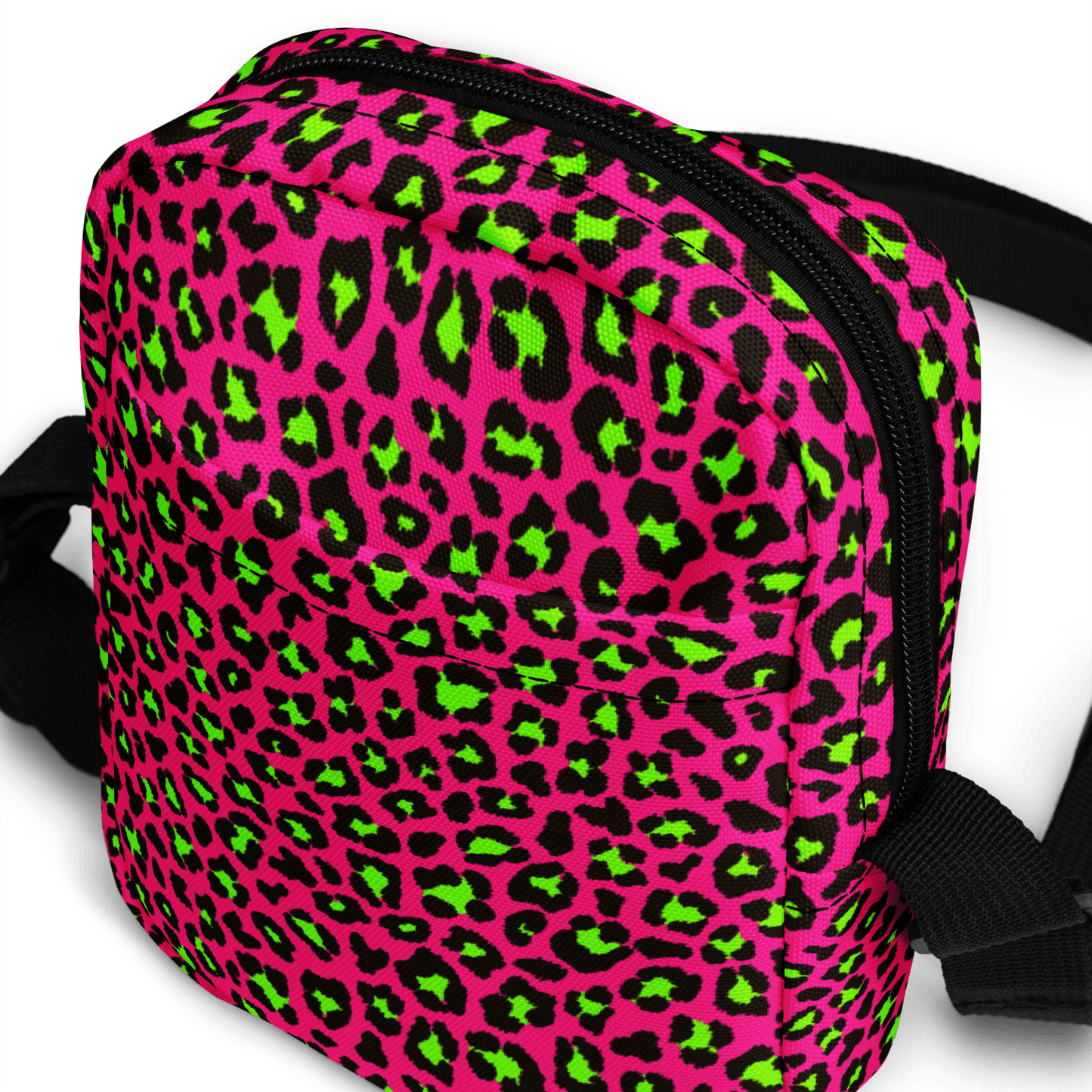 Electric Leopard Crossbody Bag