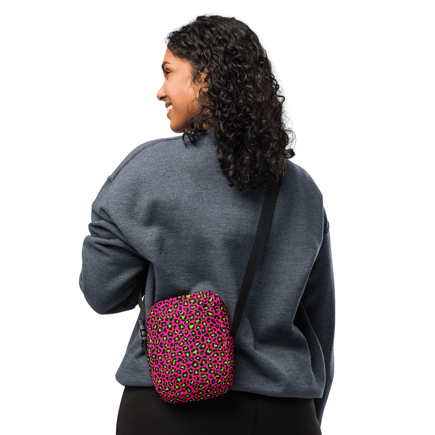 Electric Leopard Crossbody Bag