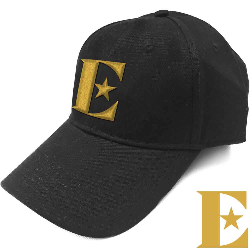 Elton John Gold E [Hat] Black