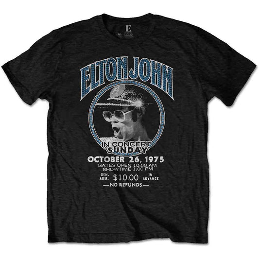 Elton John Live In Concert [T-Shirt] Black