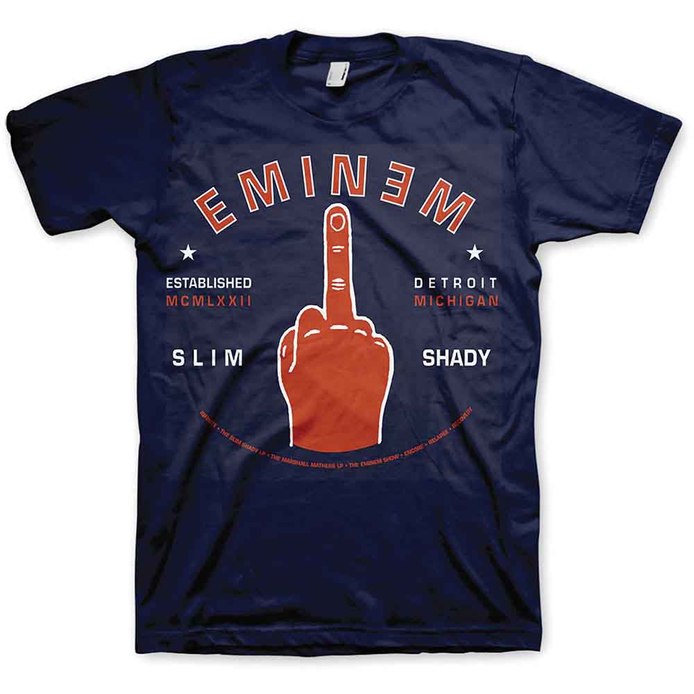 Eminem Detroit Finger [T-Shirt] - Rock Band Apparel