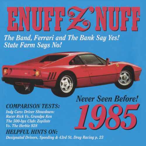 Enuff Z'nuff - 1985 (Colored Vinyl, Blue & Red Splatter, Reissue) [Vinyl]