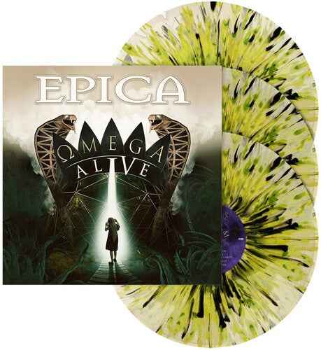 Epica - Omega Alive (Clear w/ Green & Black Splatter Colored Vinyl, Gatefold LP Jacket) (3 Lp's) [Vinyl]