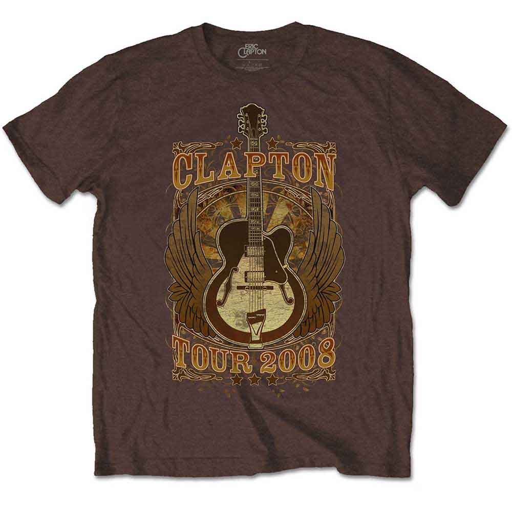 Eric Clapton Tour 2008 [T-Shirt] Brown