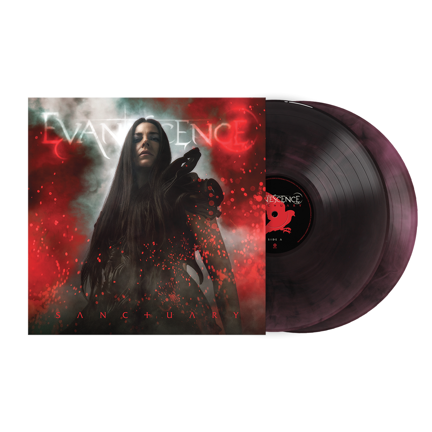 Evanescence - Sanctuary (Indie Exclusive) [Deep Purple & Black Marble] [2LP] [Vinyl]