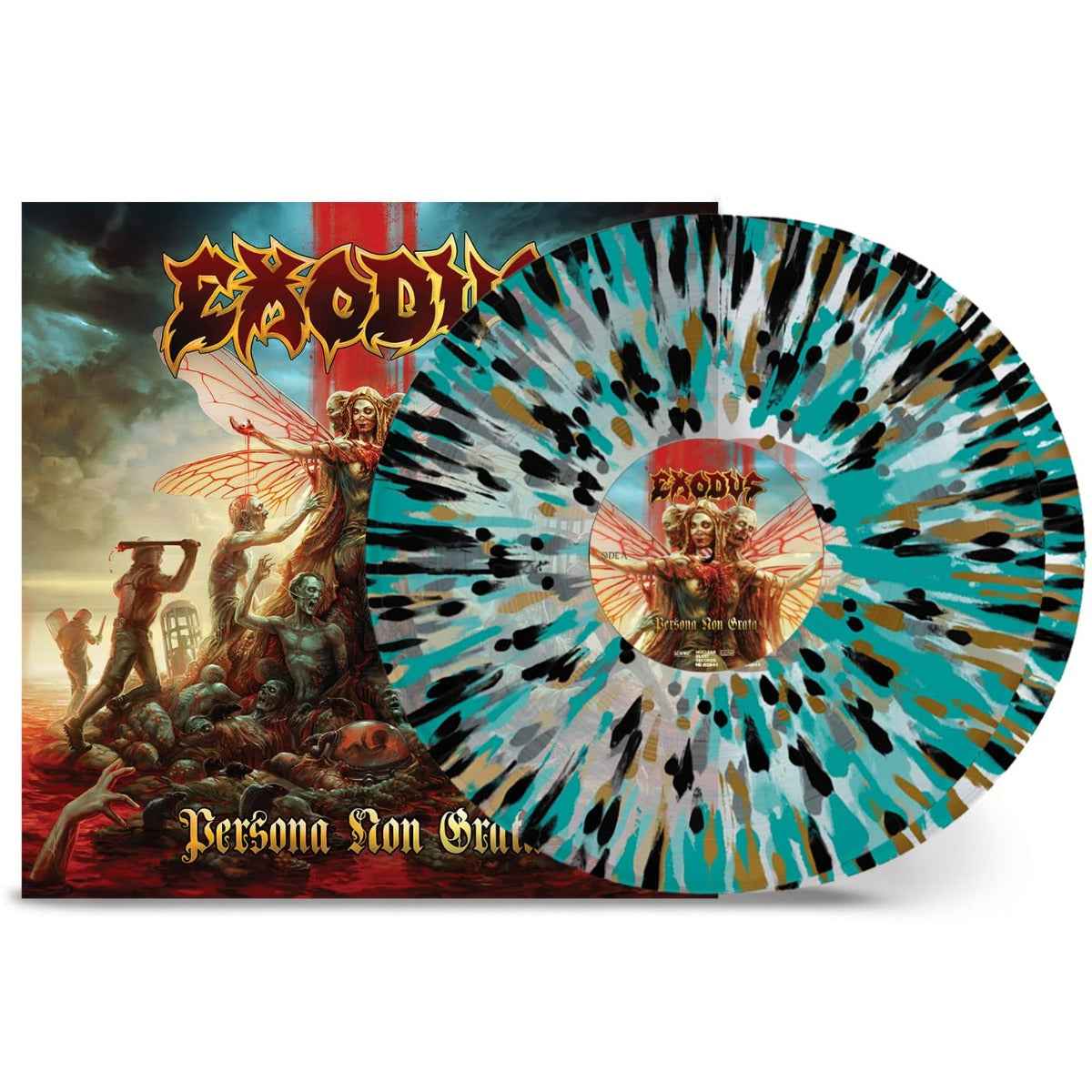 Exodus - Persona Non Grata (Clear W/ Gold & Black & Turquoise Splatter Colored Vinyl) (2 Lp's) [Vinyl]