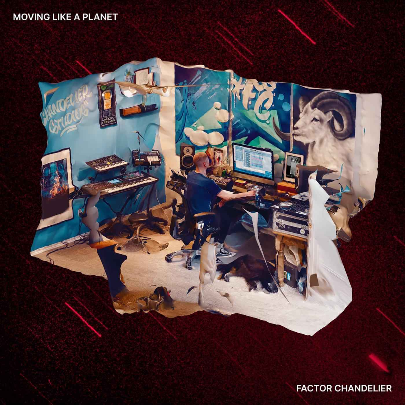 Factor Chandelier - Moving Like A Planet (Dark Red Vinyl) [Vinyl]