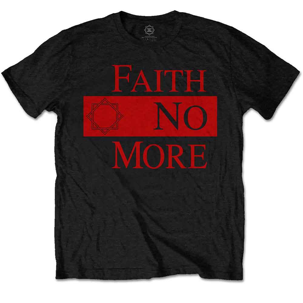 Faith No More Classic New Logo Star [T-Shirt] - Rock Band Apparel
