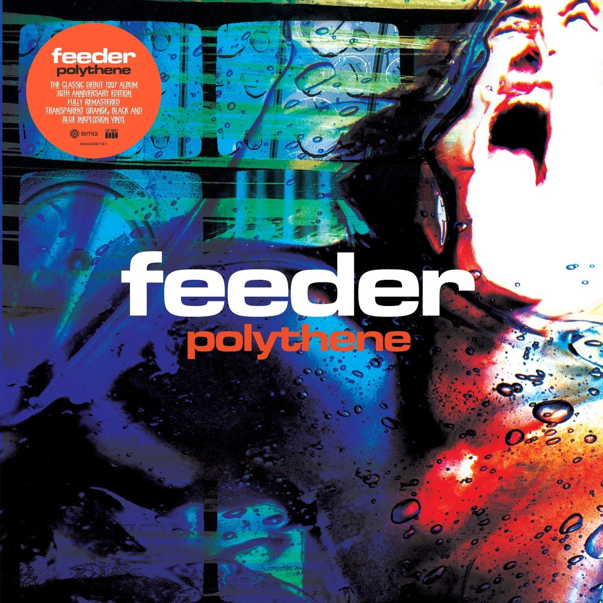 PRE-ORDER: Feeder - Polythene (30Th Anniversary) [Transparent Orange/Black/Blue LP] [Vinyl]