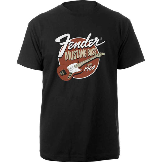 Fender Mustang Bass [T-Shirt] Black