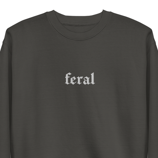 Feral Blackout Embroidered Sweatshirt