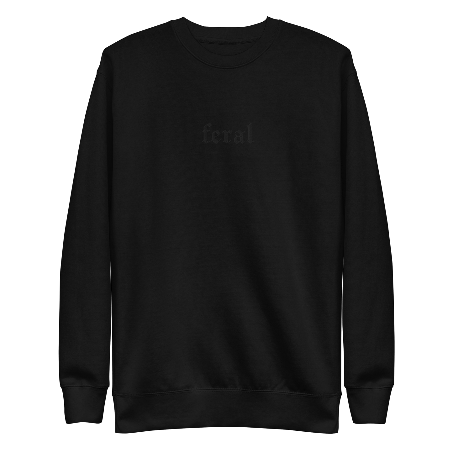 Feral Blackout Embroidered Sweatshirt