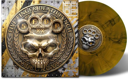 PRE-ORDER Five Finger Death Punch - Legacy [Explicit Content] (Indie Exclusive, Limited Edition, 140 Gram "Amber Wave" Colored Vinyl) [Vinyl]