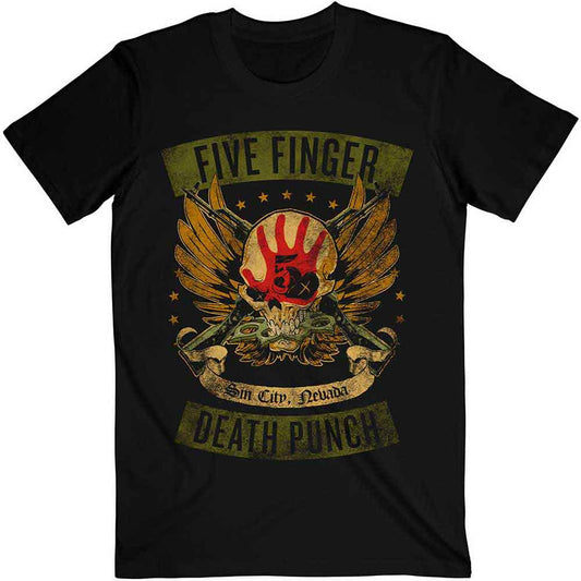 Five Finger Death Punch Locked & Loaded [T-Shirt] - Rock Band Apparel