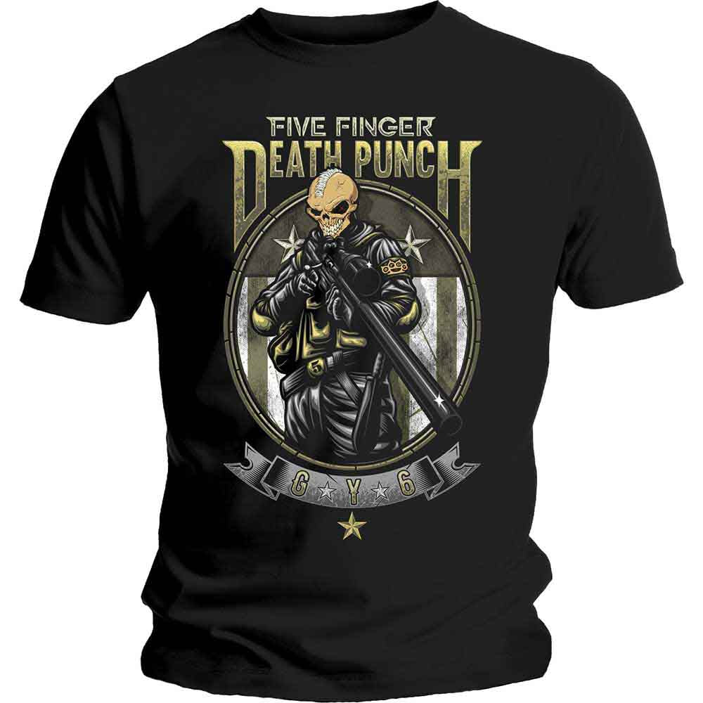 Five Finger Death Punch Sniper [T-Shirt] - Rock Band Apparel