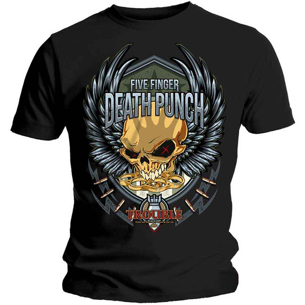 Five Finger Death Punch Trouble [T-Shirt] Black