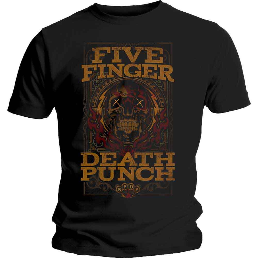 Five Finger Death Punch Wanted [T-Shirt] - Rock Band Apparel