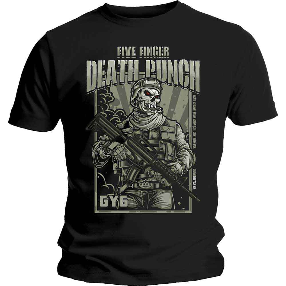 Five Finger Death Punch War Soldier [T-Shirt] - Rock Band Apparel