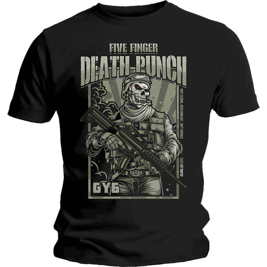 Five Finger Death Punch War Soldier [T-Shirt] - Rock Band Apparel