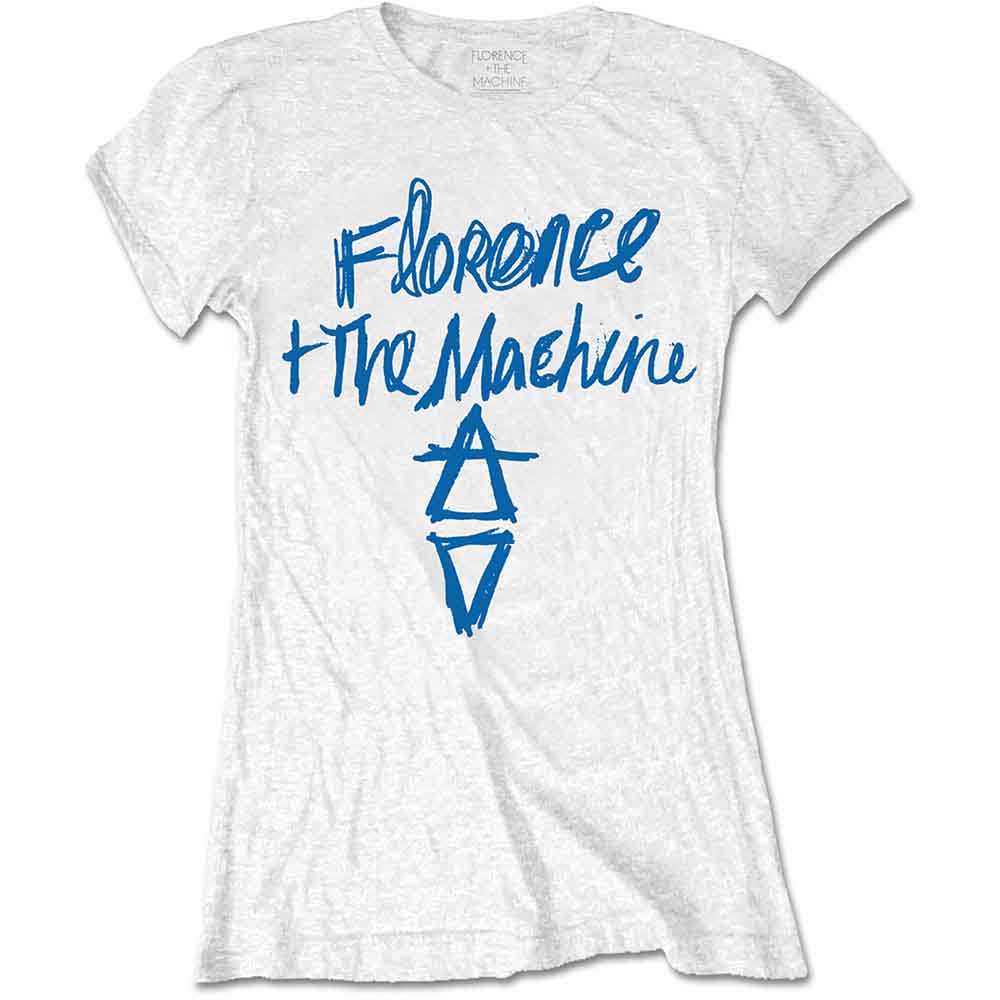Florence & The Machine Hand Drawn Logo [T-Shirt] White