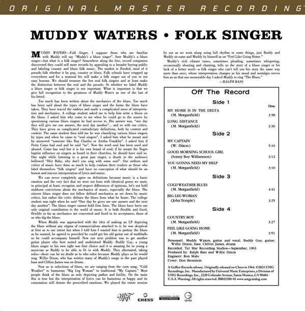 Folk Singer [Mofi, Ltd, Numbered] [Vinyl]