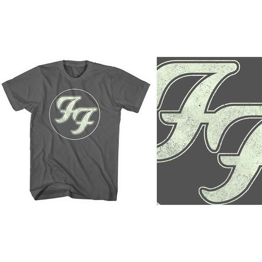 Foo Fighters Gold FF Logo [T-Shirt] - Rock Band Apparel