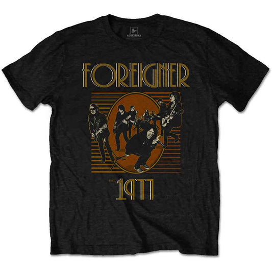 Foreigner Est. 1977 [T-Shirt] - Rock Band Apparel