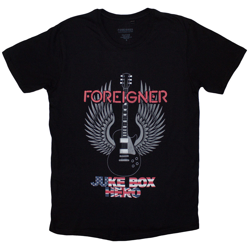 Foreigner Juke Box Hero [T-Shirt] Black