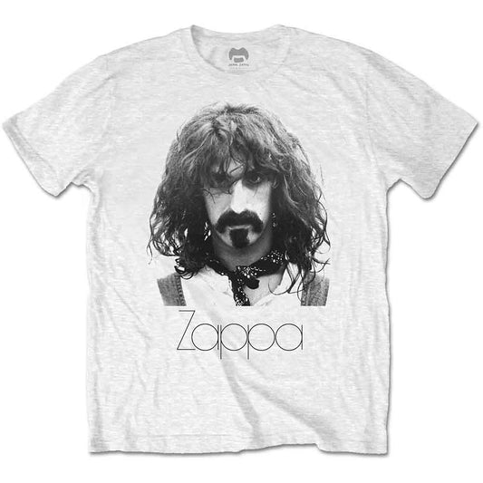 Frank Zappa Thin Logo Portrait [T-Shirt] - Rock Band Apparel