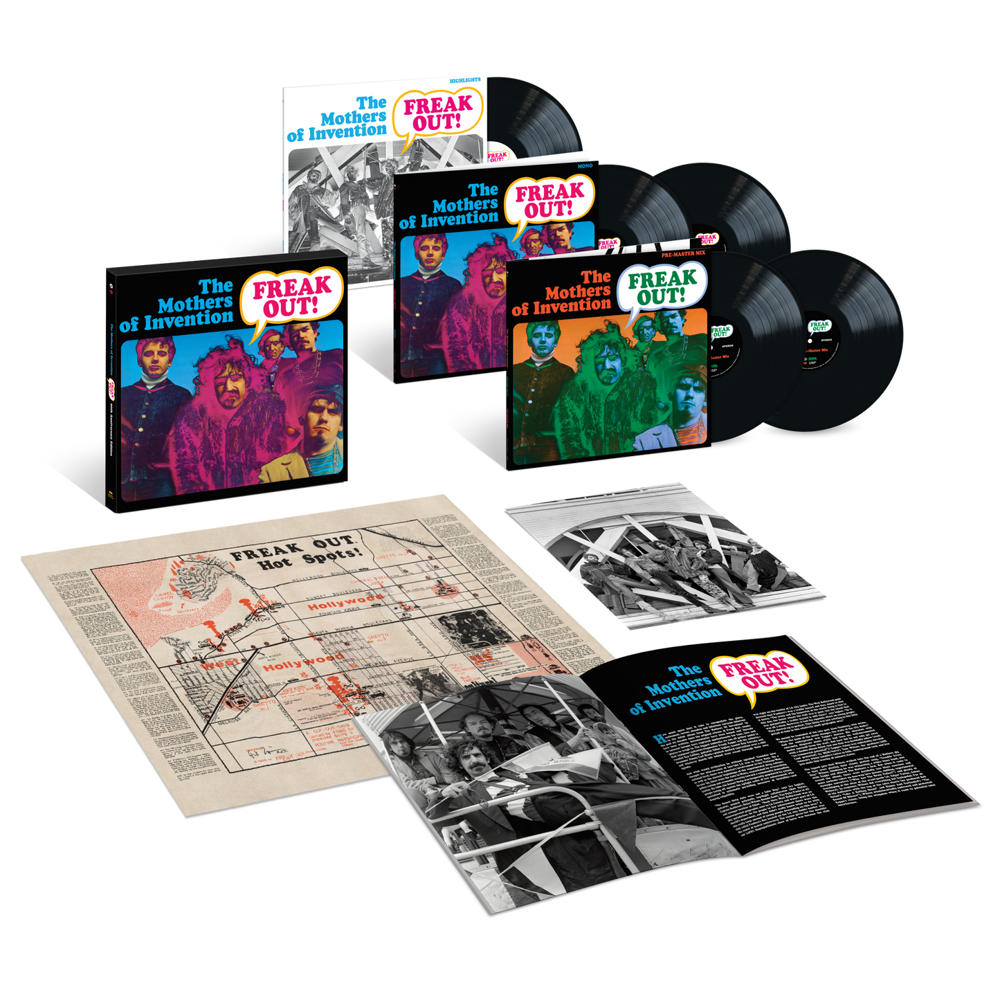 PRE-ORDER Frank Zappa/The Mothers Of Invention - Freak Out! (60Th Anniversary) (180G) [5LP] [Box Set] [Vinyl]
