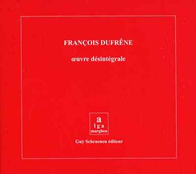 Oeuvre Désintégrale [CD]