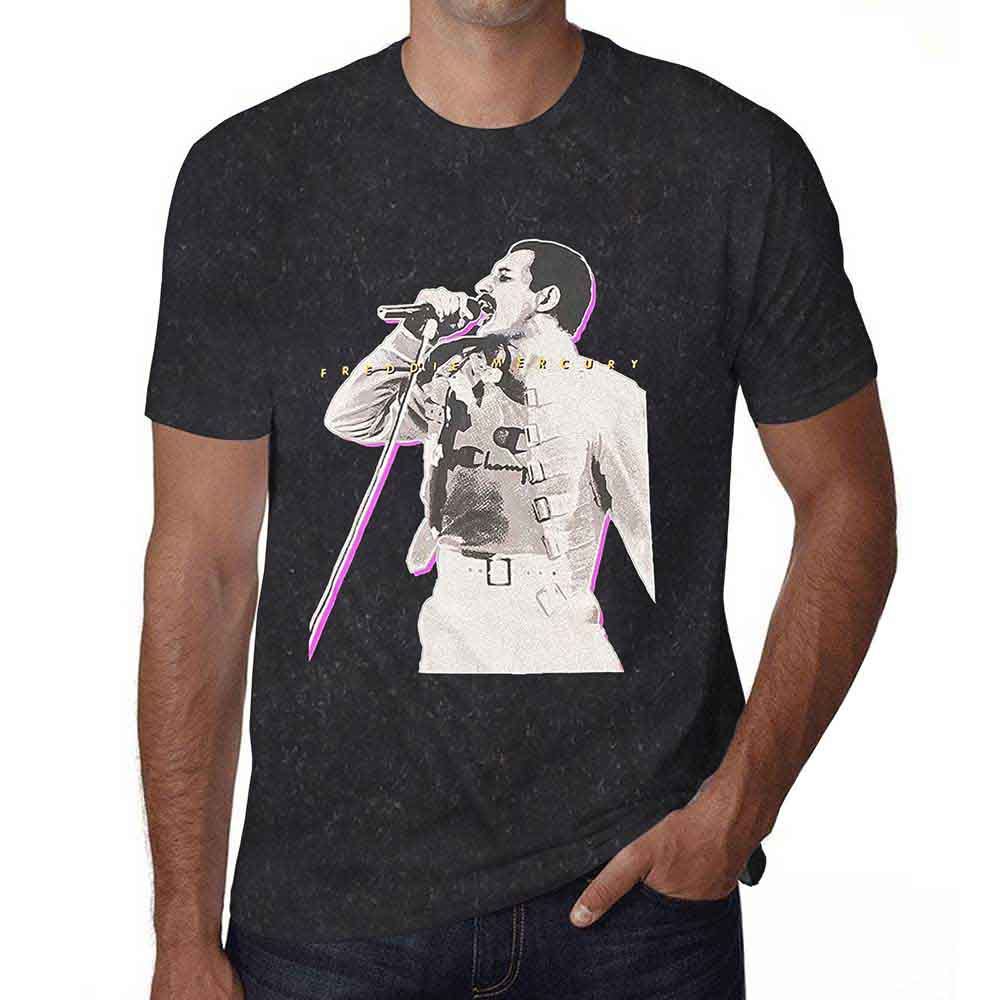 Freddie Mercury Glow [T-Shirt] - Rock Band Apparel