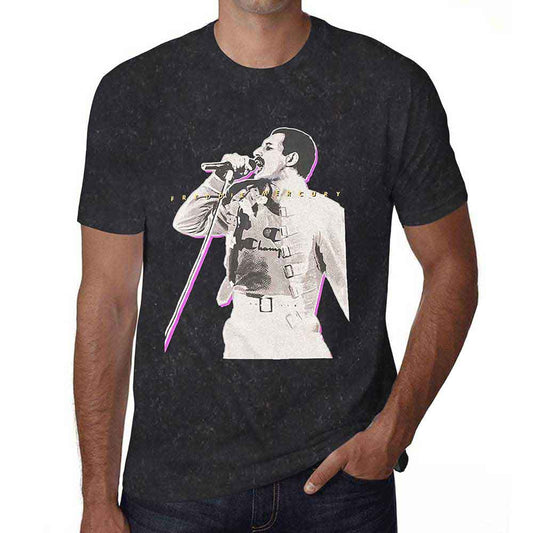Freddie Mercury Glow [T-Shirt] - Rock Band Apparel